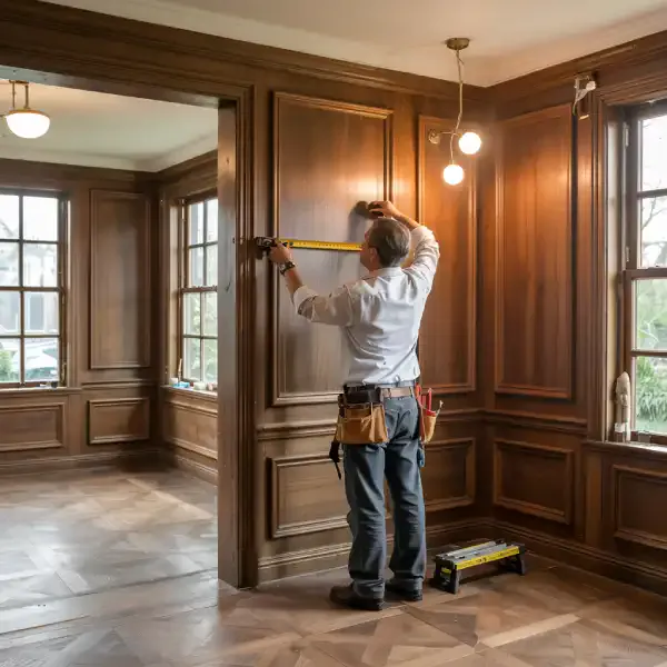 Wainscoting installation